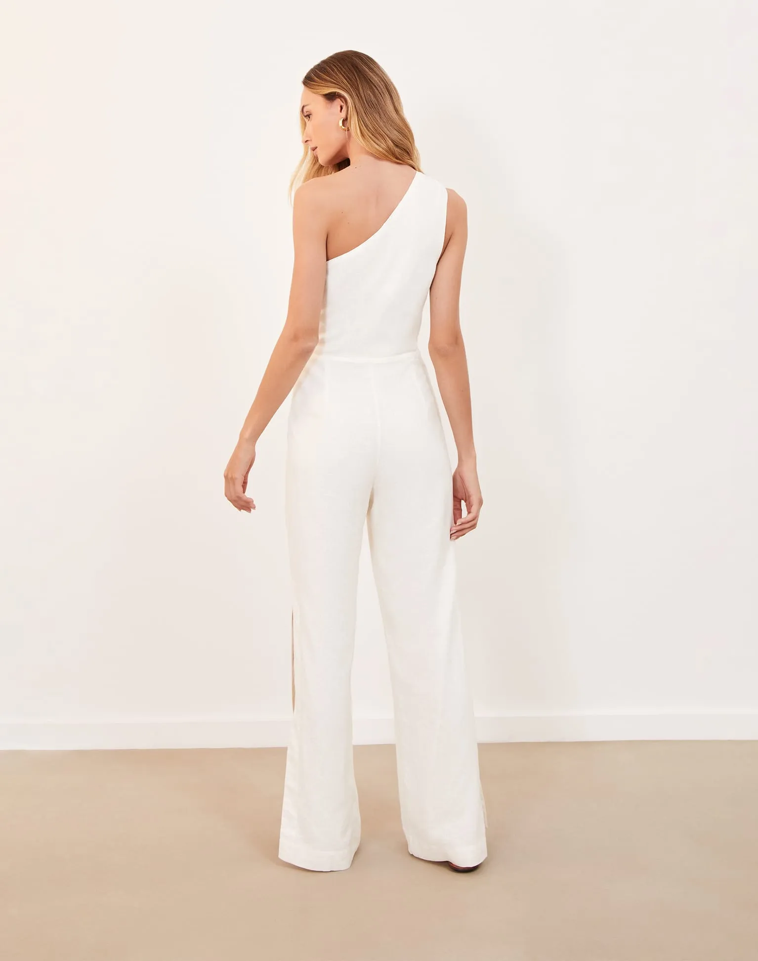 Avery Detail Jumpsuit - Off White