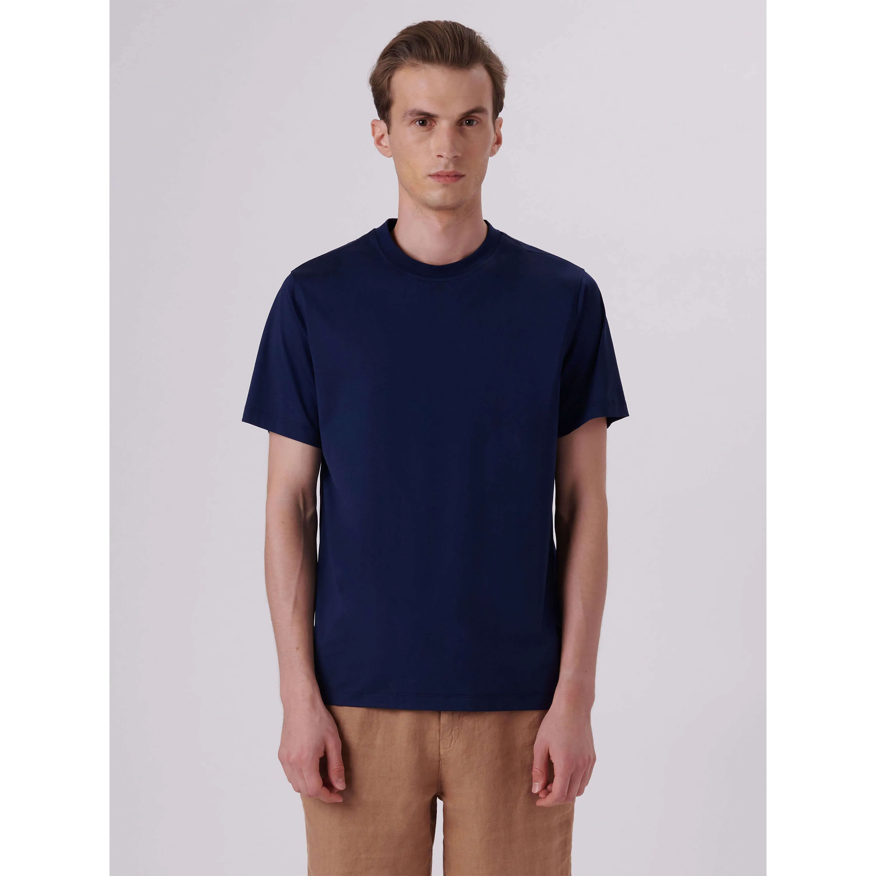 Bugatchi Ooohcotton Tech T-Shirt - Navy