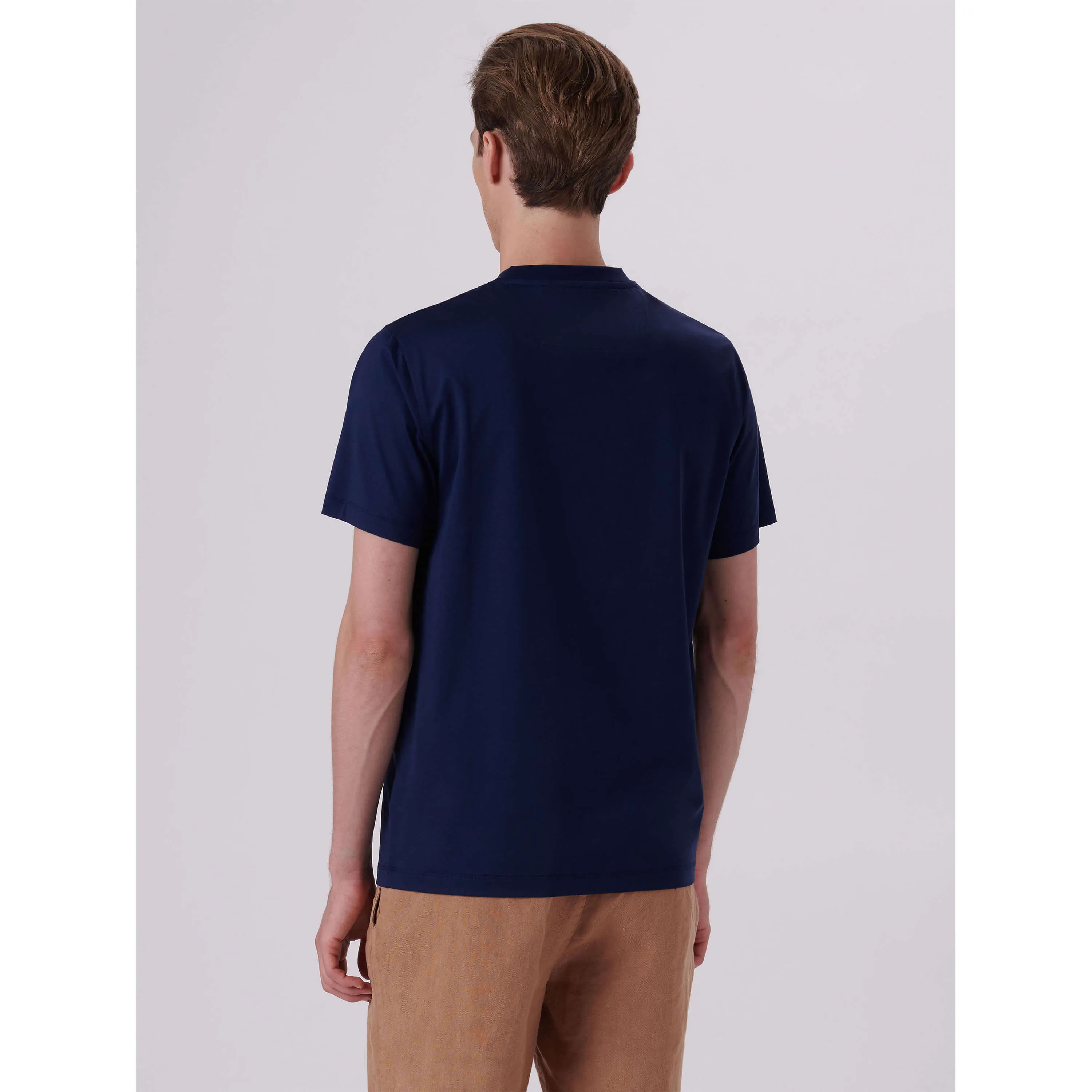 Bugatchi Ooohcotton Tech T-Shirt - Navy