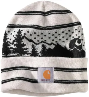 Carhartt Knit Holiday Hat, white