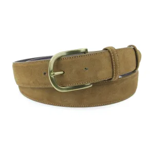 Conker Suede Classic Aged Gold Belt