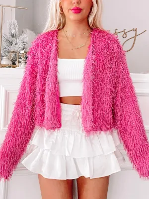 Dazzle Me Darling Pink Cardigan