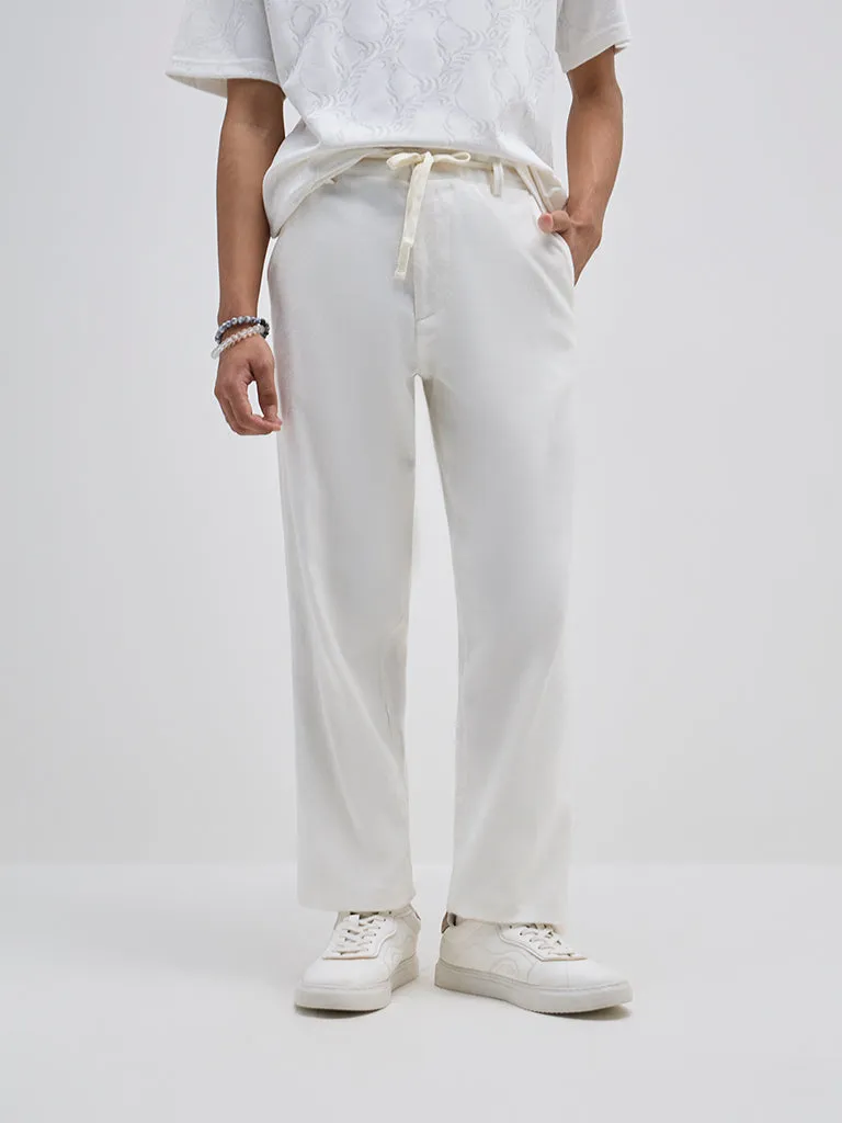 ETA Off-White Resort-Fit Mid-Rise Cotton Chinos