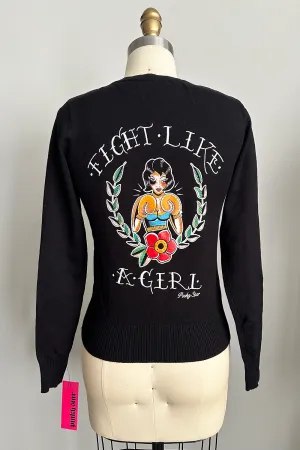 Fight Like A Girl Cardigan