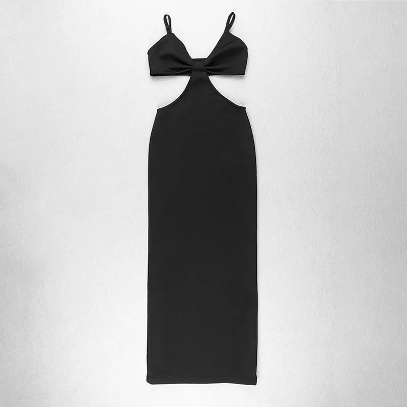 FLYTONN-Sexy spring and summer dresses, party dresses, graduation gifts,Claudia Backless Maxi Dress