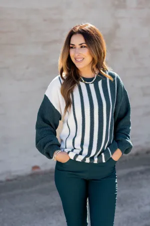 Gradient Striped Sweater