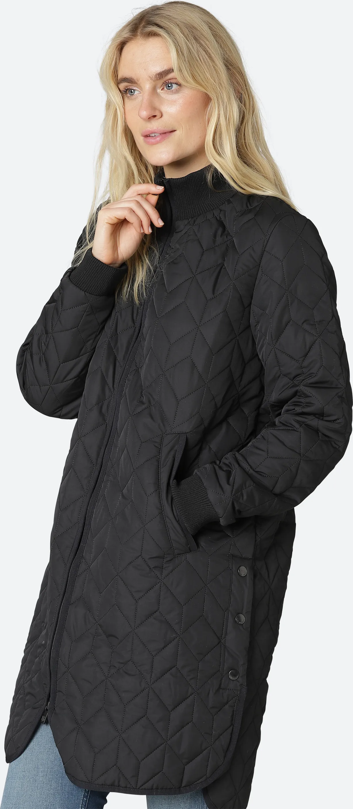 Ilse Jacobsen Women&#x27;s Padded Quilt Coat Black | Buy Ilse Jacobsen Women&#x27;s Padded Quilt Coat Black here | Outnorth