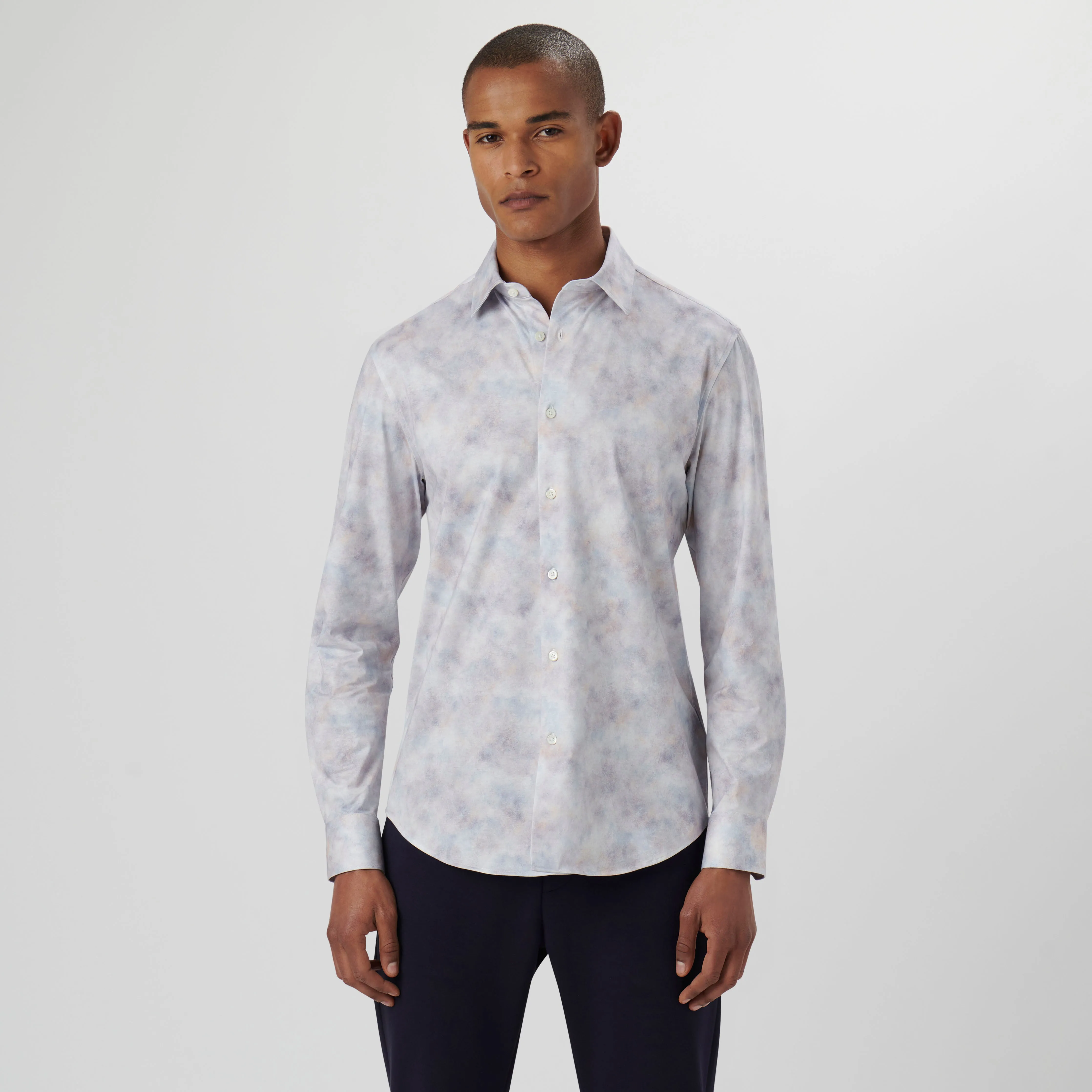 James Watercolor Print OoohCotton Shirt