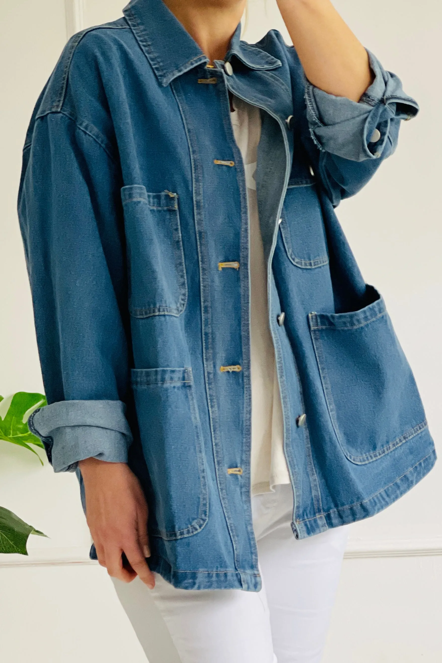 Lacey Denim Shacket