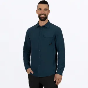 Long-Sleeved Shirt - FXR Men's Breeze Performance UPF Button-Up Shirt, 232043