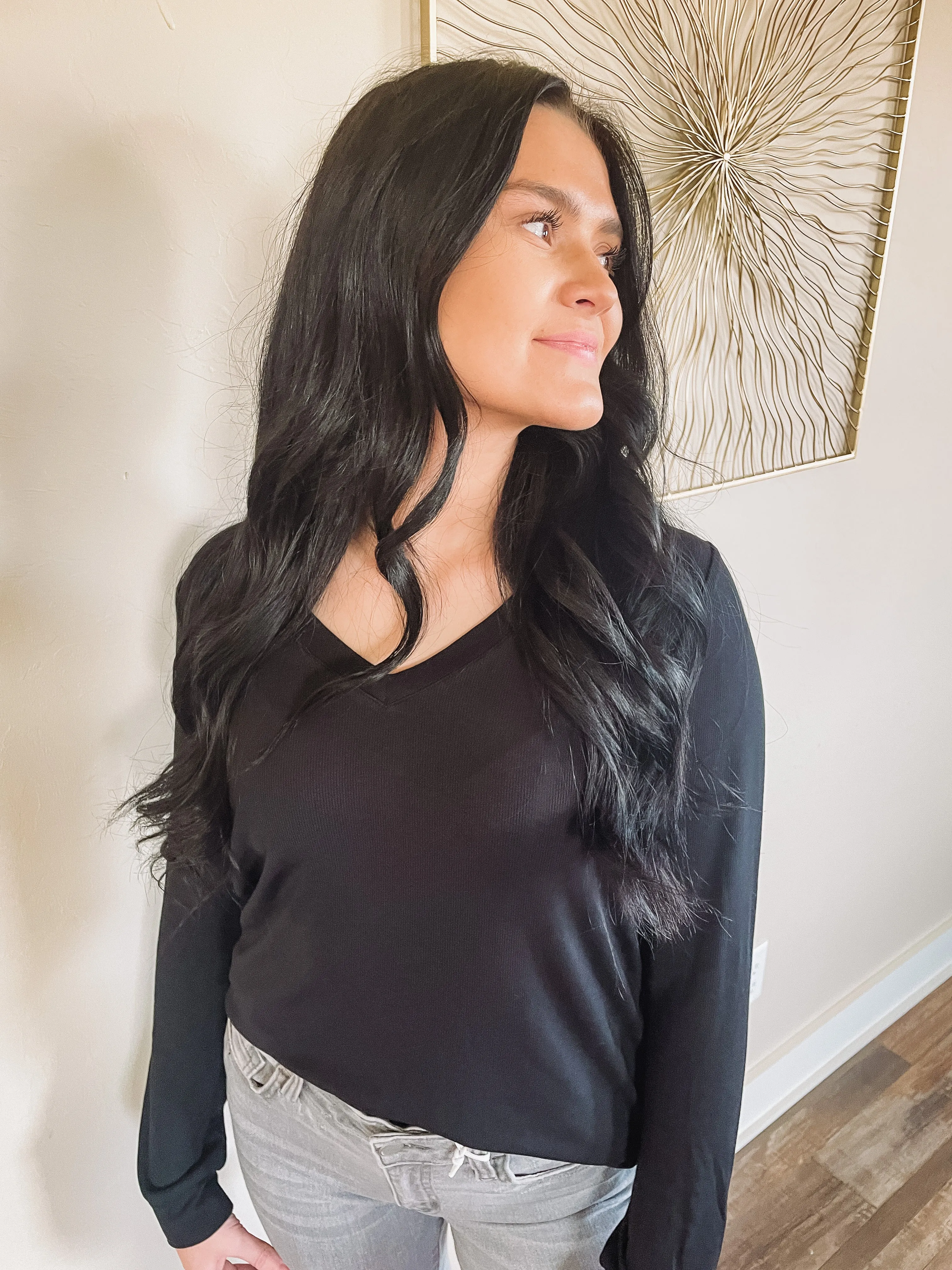 Loralei V-Neck Long Sleeve