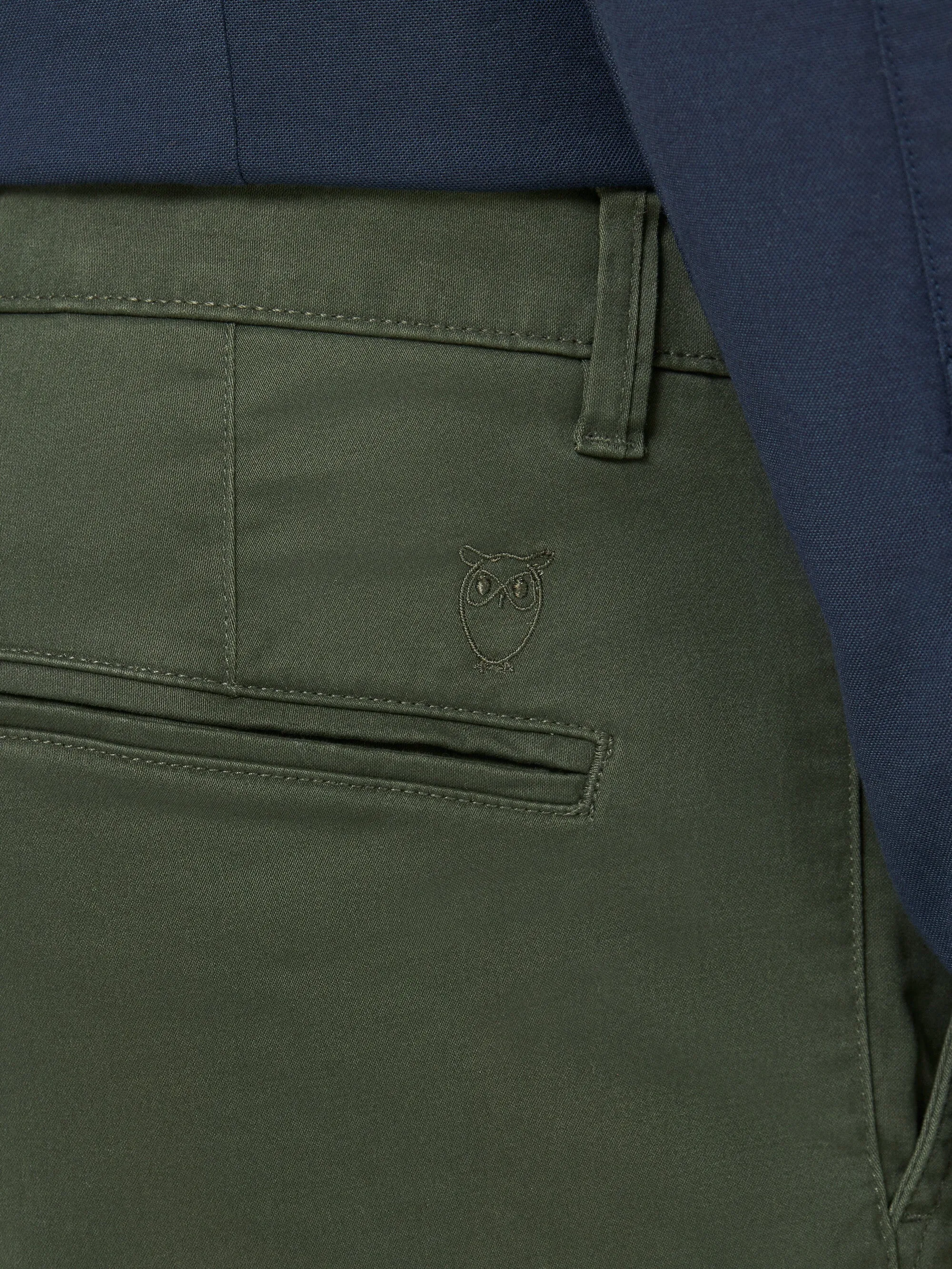 LUCA slim twill chino pants - Forrest Night