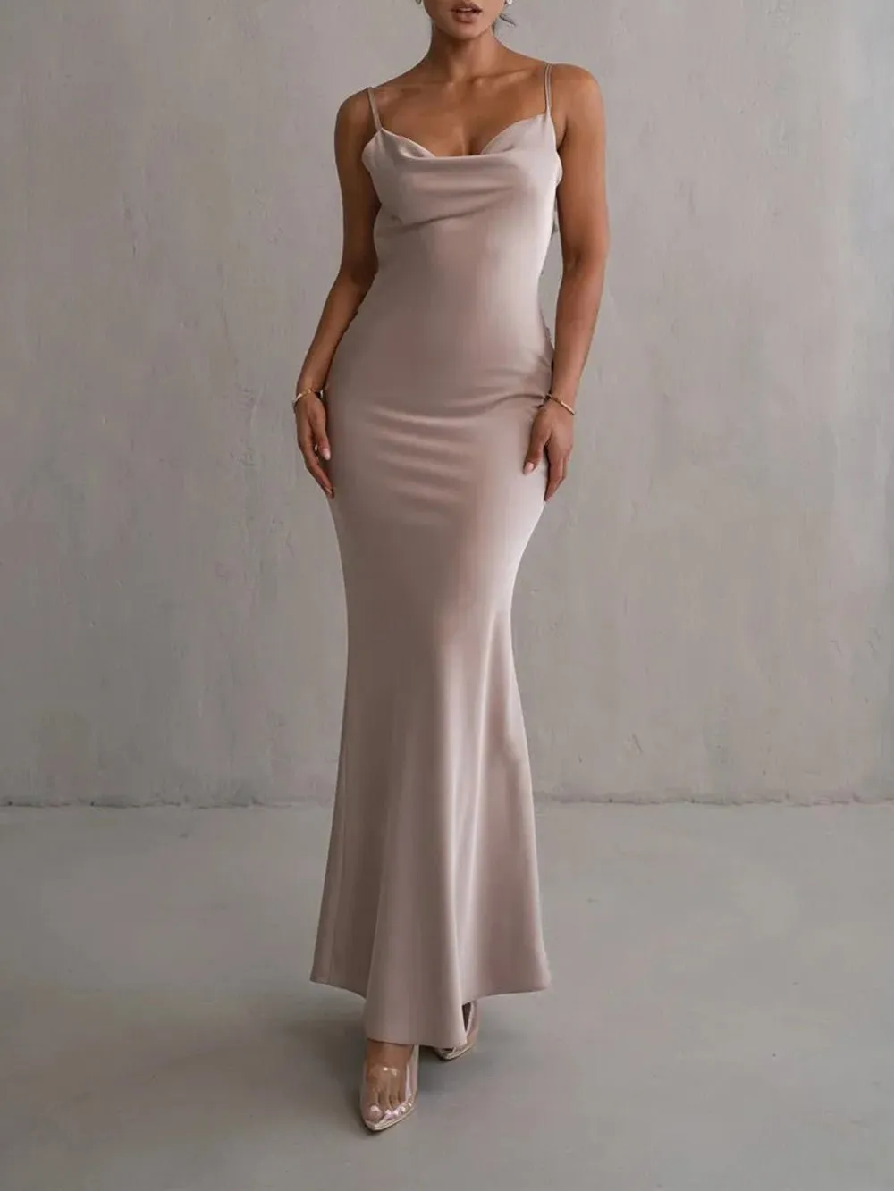 Madeleine Backless Bodycon Maxi Dress