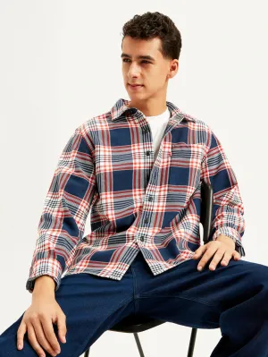 Men's Plaid Regular Fit Shirt