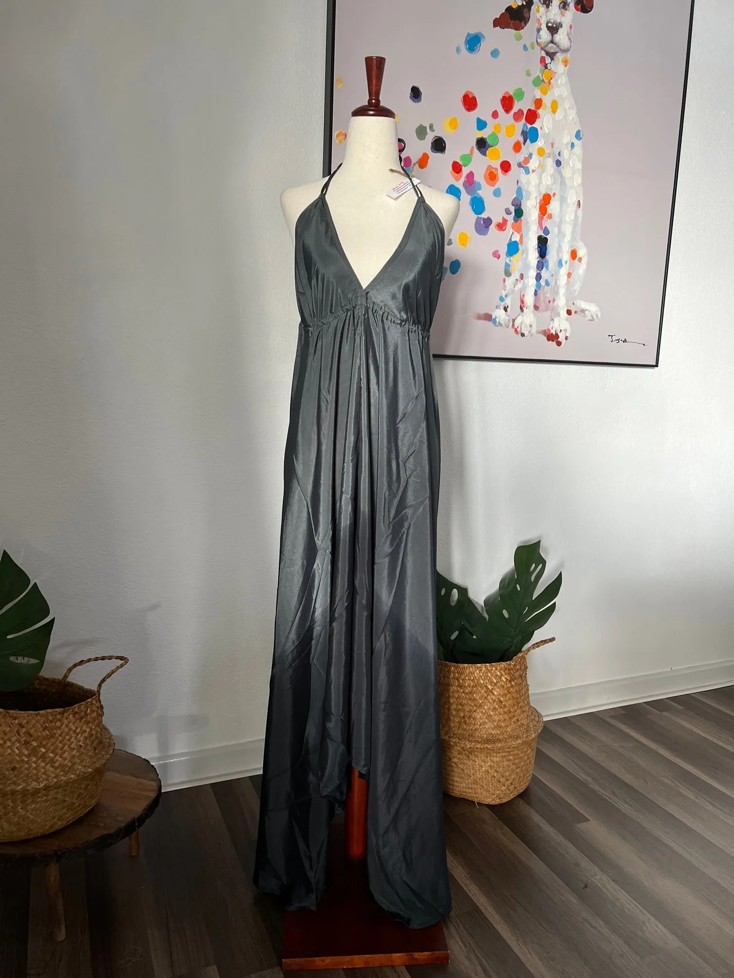 Muse Long Dress Solid Collection