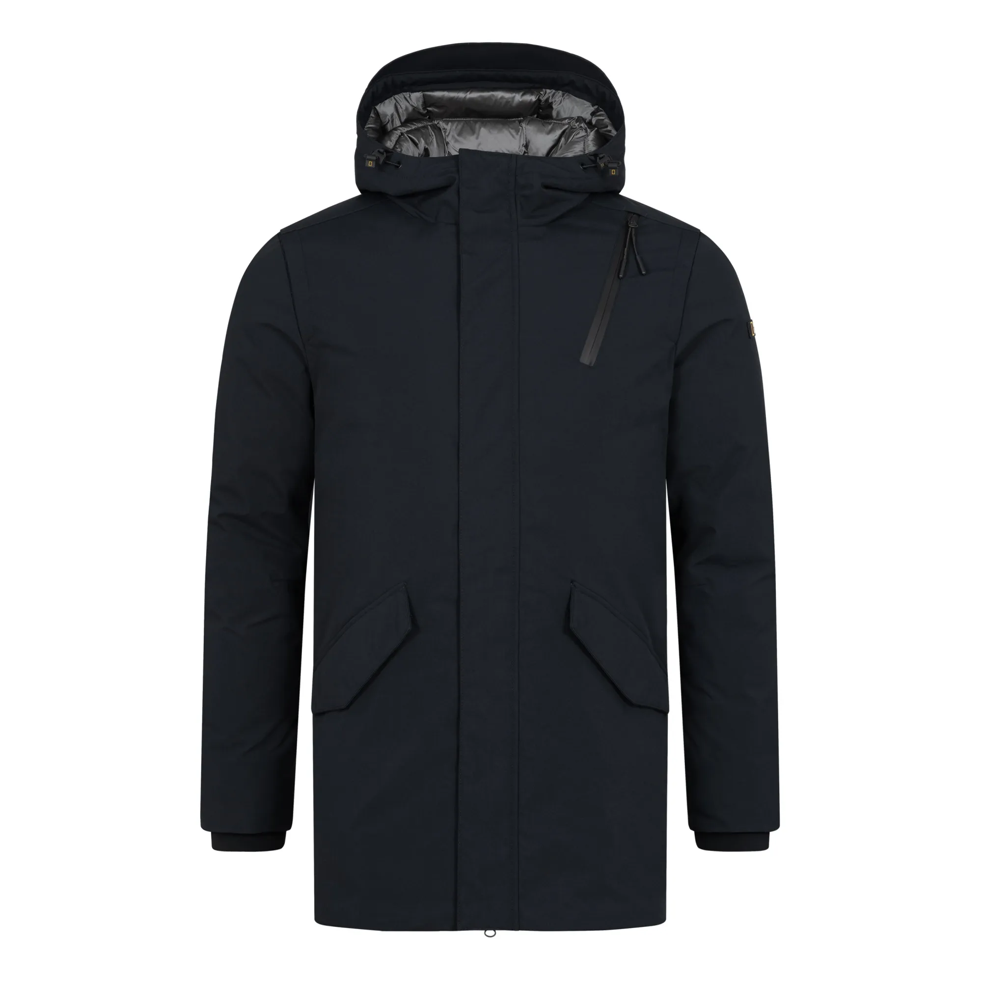 National Geographic Men&#x27;s City Adventurer Hooded Coat Black | Buy National Geographic Men&#x27;s City Adventurer Hooded Coat Black here | Outnorth