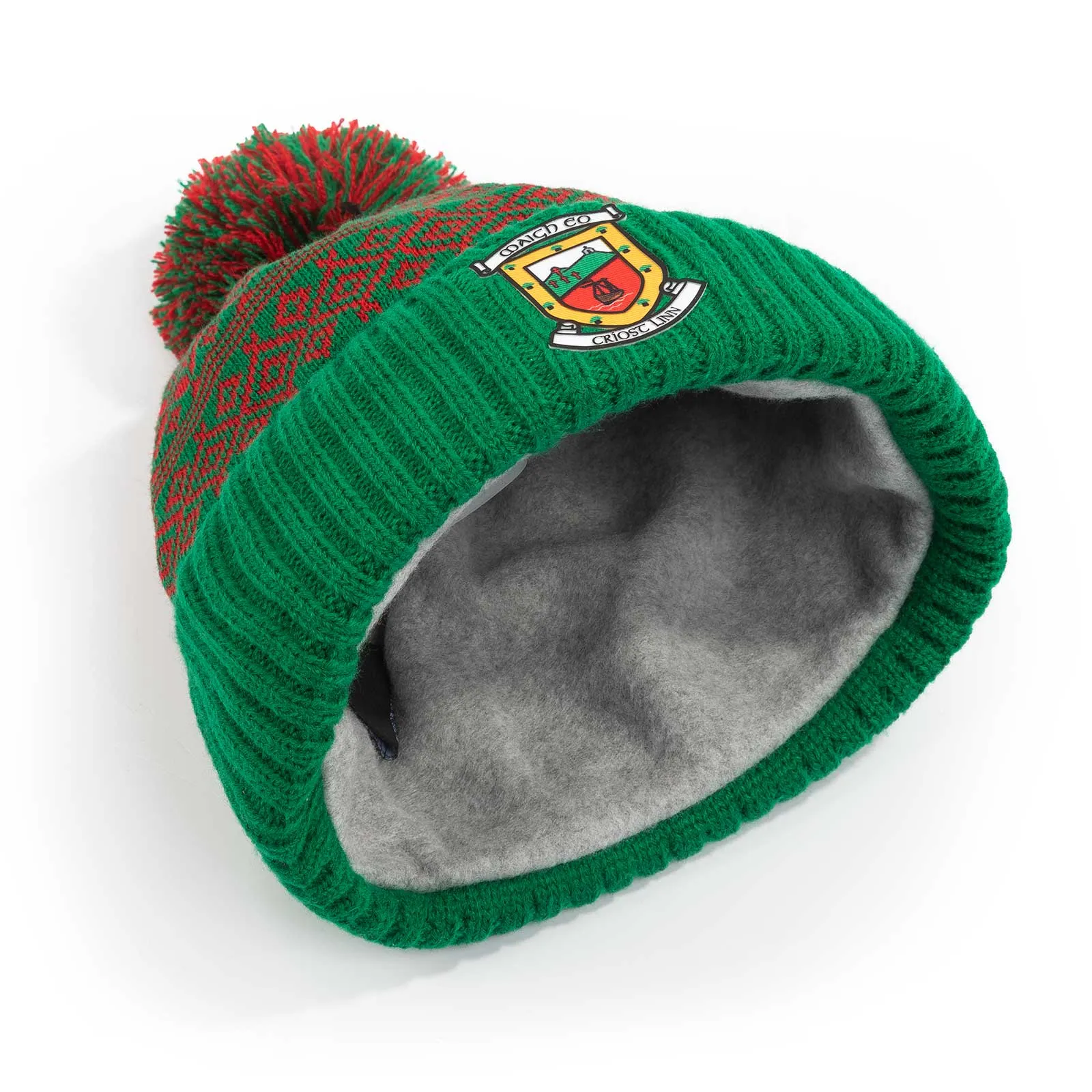 New Era Mayo Winter Knit Bobble Green