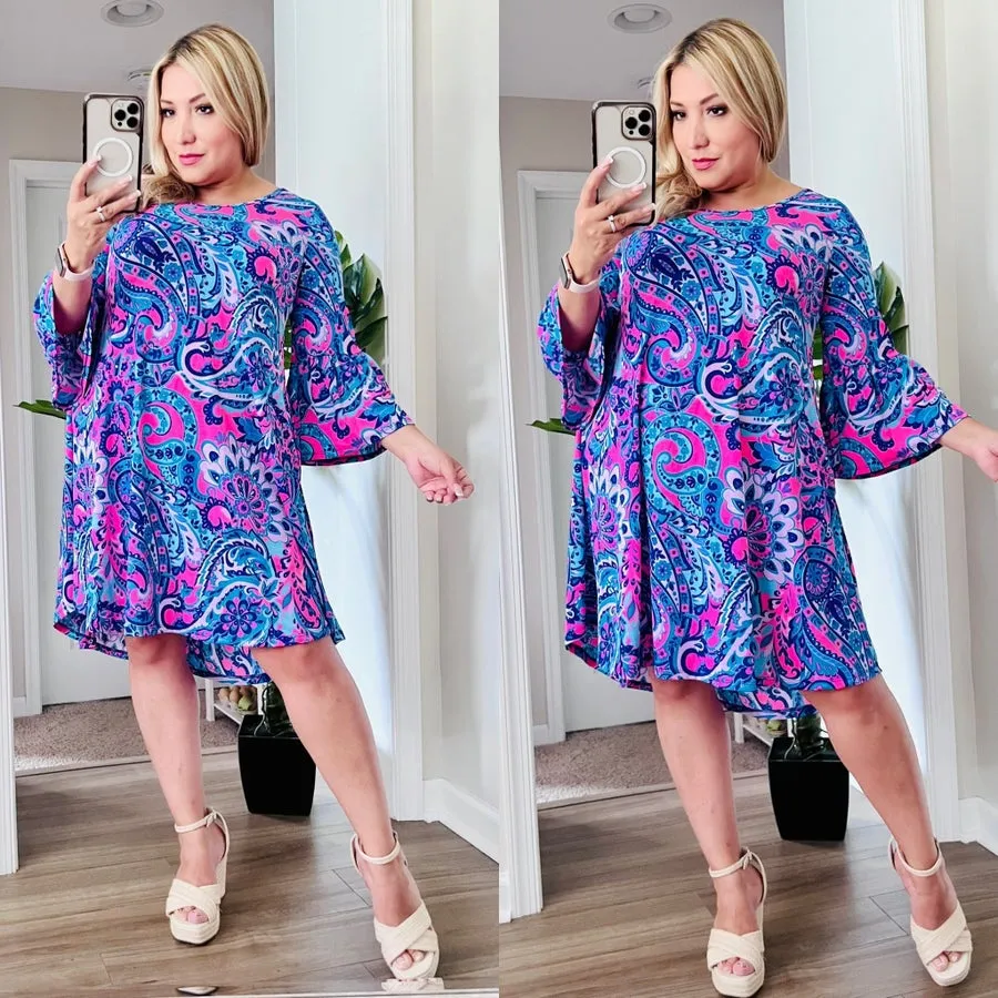 Paisley Swing Dress