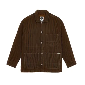 Polar Ezra Hickory Stripe Jacket - Rust