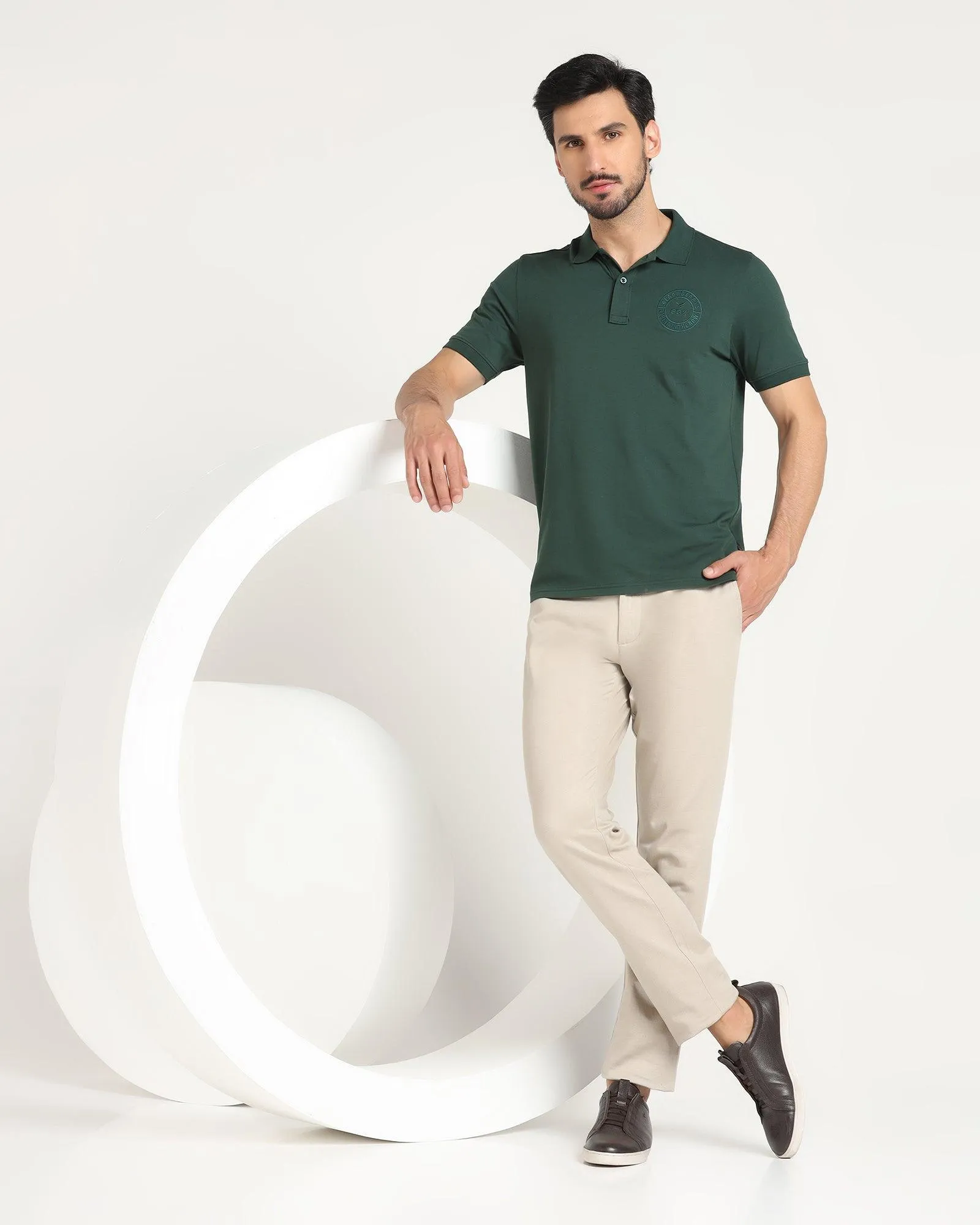 Polo Green Pine Solid T-Shirt - Bugfish