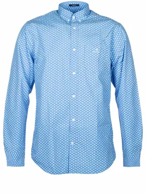 Regular Micro Star Shirt Clear Blue