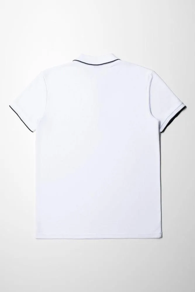 Short Sleeve Golfer White