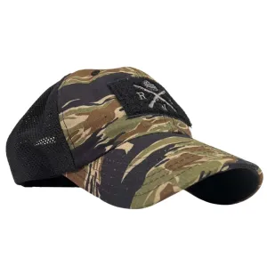 Tiger Stripe Camo Meshback Cap Made in the USA