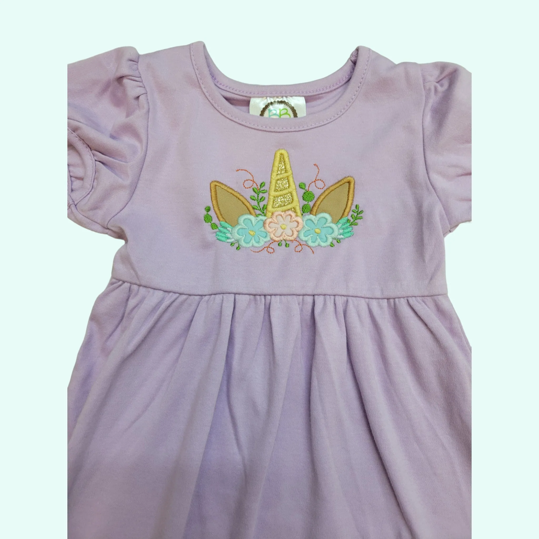 Unicorn Dress | Toddler Purple Unicorn Birthday outfit | Toddler School Outfit | First  Birthday Dress