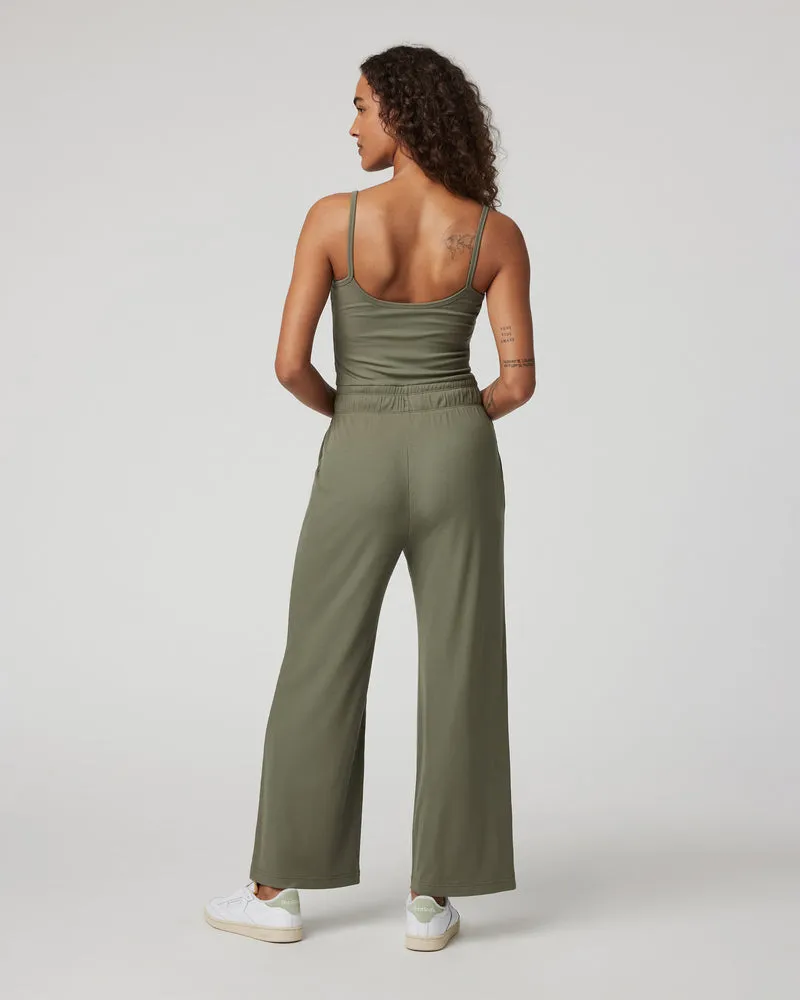 Vuori Pose Henley Jumpsuit - DARK METAL