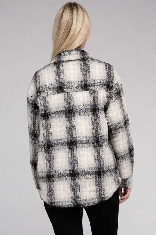 With Me Flannel Shacket